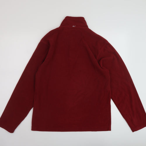 Regatta Mens Red Polyester Pullover Sweatshirt Size S