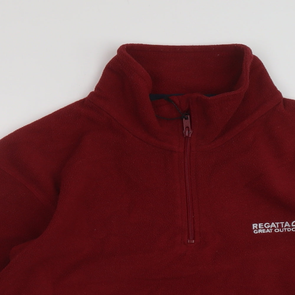 Regatta Mens Red Polyester Pullover Sweatshirt Size S