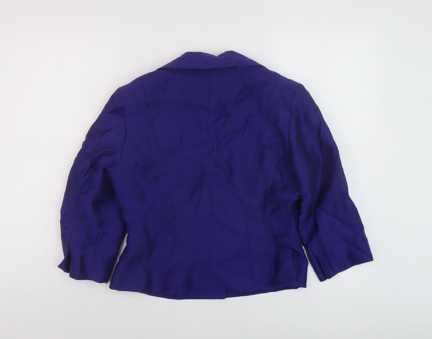 Kaliko Womens Blue Jacket Size 10 Button