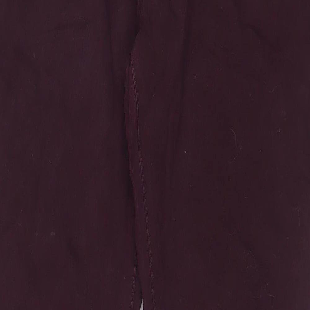 NEXT Mens Purple Cotton Skinny Jeans Size 36 in L33 in Regular Zip - Long Leg, Pockets