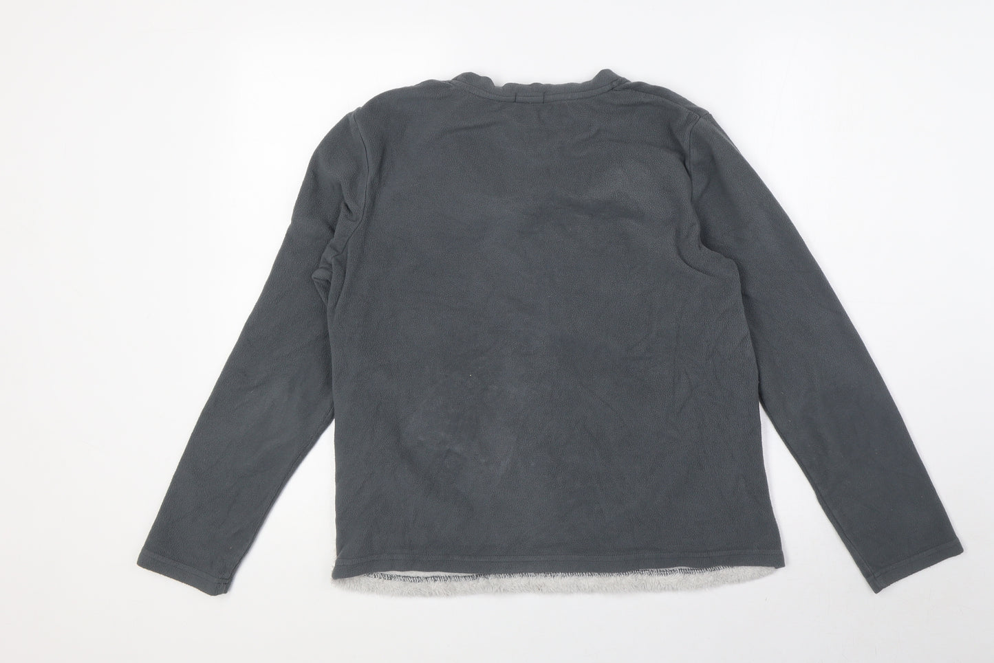 Oysho Womens Grey Polyester Pullover Sweatshirt Size M - Teddy Bear