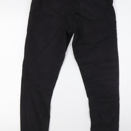 New Look Womens Black Cotton Jegging Jeans Size 12 L28 in Slim