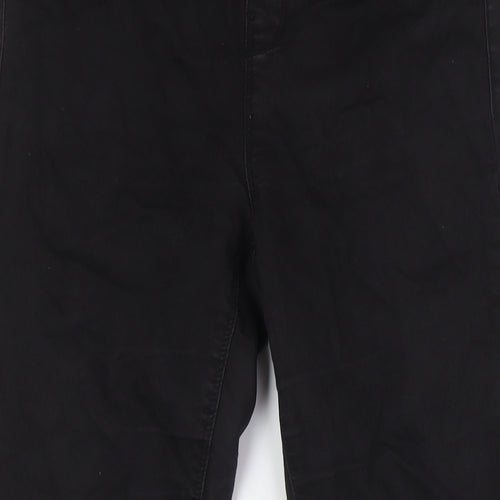 New Look Womens Black Cotton Jegging Jeans Size 12 L28 in Slim