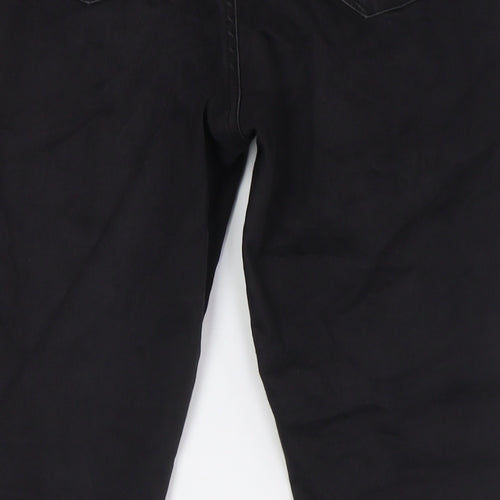 New Look Womens Black Cotton Jegging Jeans Size 12 L28 in Slim