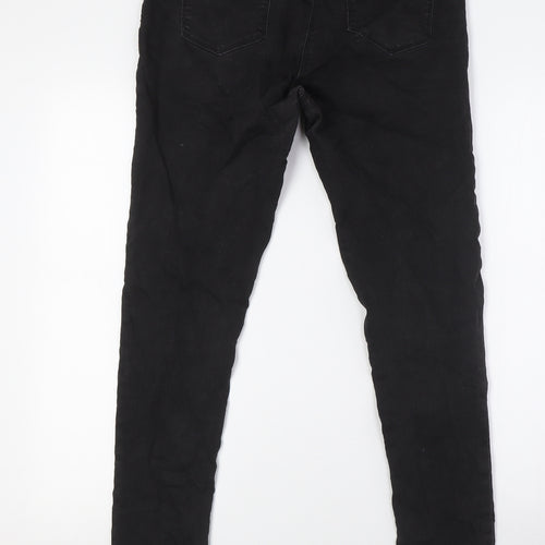 NEXT Womens Black Cotton Jegging Jeans Size 12 L29 in Regular