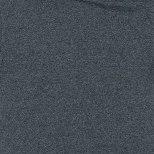 Gildan Mens Grey Cotton T-Shirt Size S Crew Neck - Doc Martins