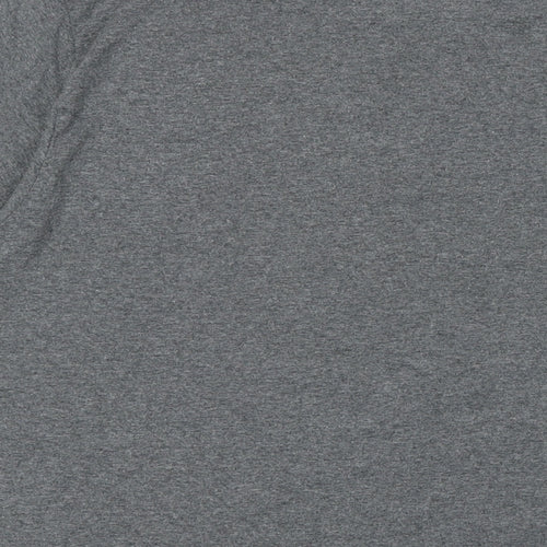 Marvel Mens Grey Herringbone Cotton T-Shirt Size L Crew Neck