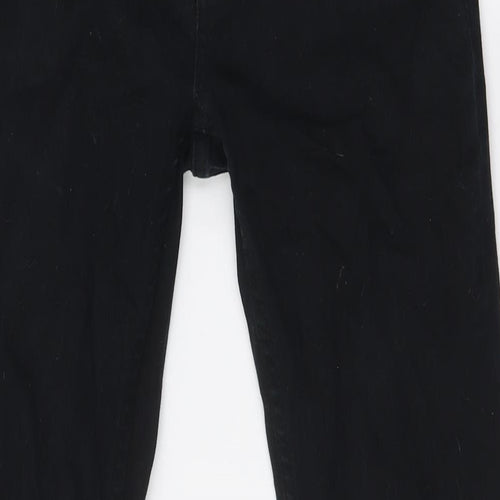 Topman Mens Black Cotton Skinny Jeans Size 30 in L30 in Slim Button