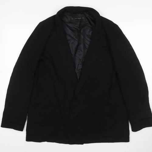 Zara Womens Black Jacket Blazer Size L