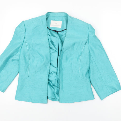 Jacques Vert Womens Blue Jacket Size 10