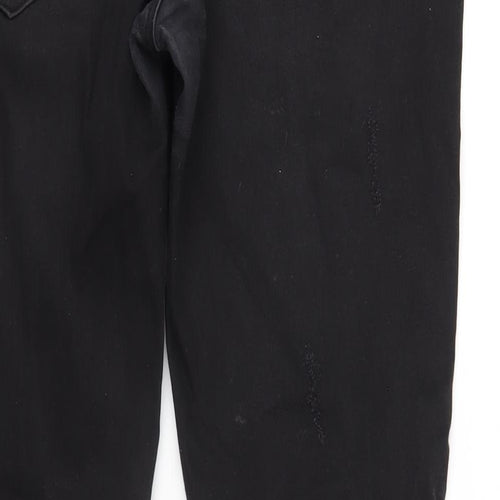 Couture Club Mens Black Cotton Skinny Jeans Size 36 in L31 in Regular Zip