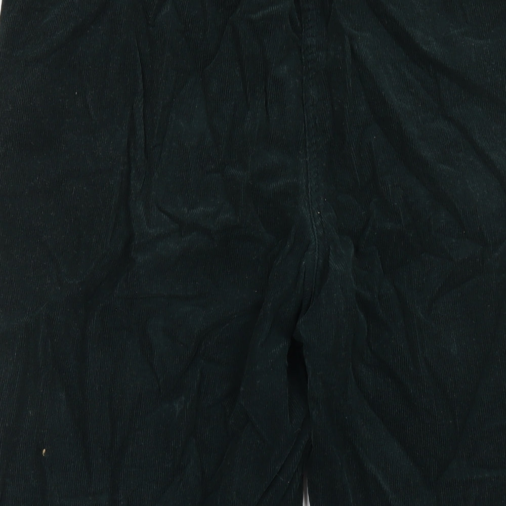 EWM Womens Green Cotton Trousers Size 14 L25 in Regular Drawstring