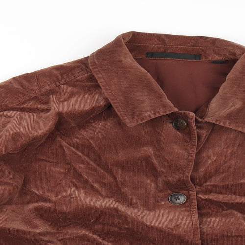 Uniqlo Womens Brown Jacket Size M Button