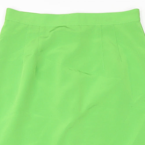 Reldan Womens Green Polyester Straight & Pencil Skirt Size 16 Zip