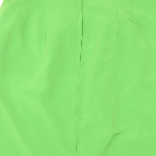 Reldan Womens Green Polyester Straight & Pencil Skirt Size 16 Zip