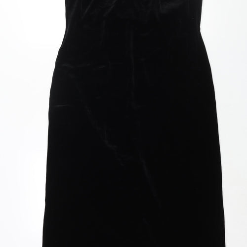 Richards Womens Black Polyester Maxi Size 16 Sweetheart Pullover