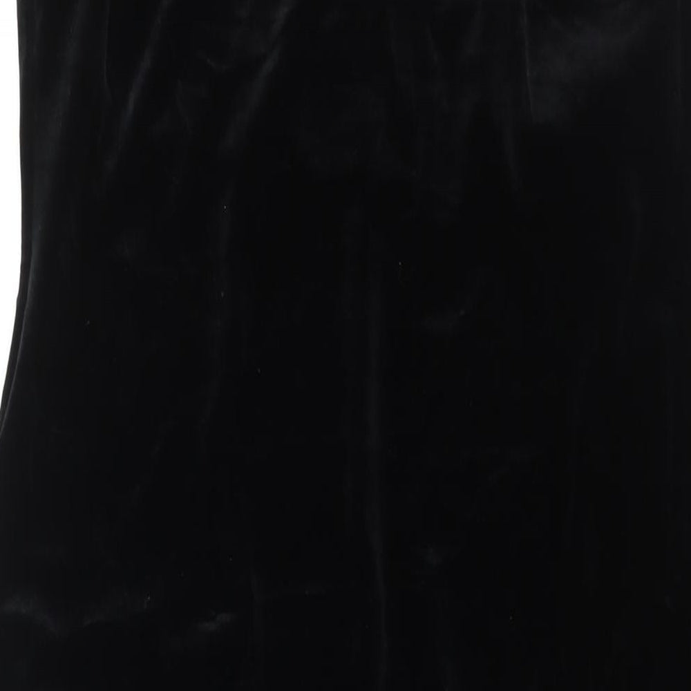 Richards Womens Black Polyester Maxi Size 16 Sweetheart Pullover