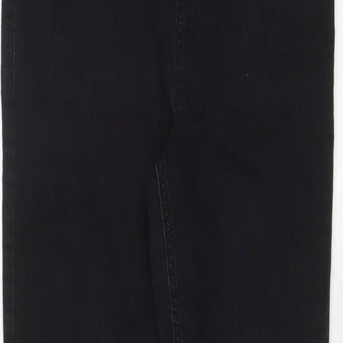 Marks and Spencer Womens Black Cotton Jegging Jeans Size 12 L27 in Regular