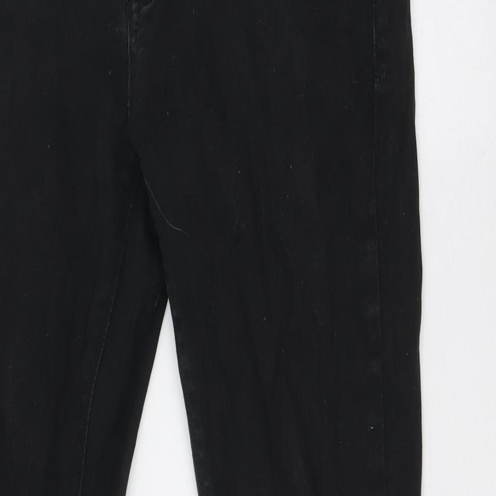 River Island Mens Black Cotton Skinny Jeans Size 30 in L29 in Regular Button