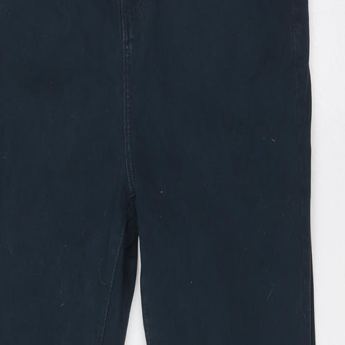 TU Womens Blue Cotton Mom Jeans Size 12 L29 in Regular Button