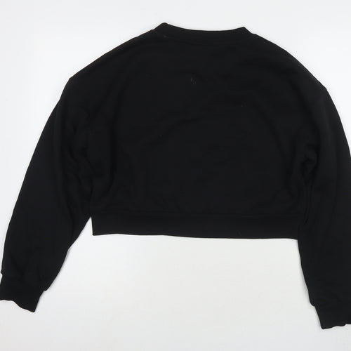 Divided by H&M Womens Black Cotton Pullover Sweatshirt Size M Pullover