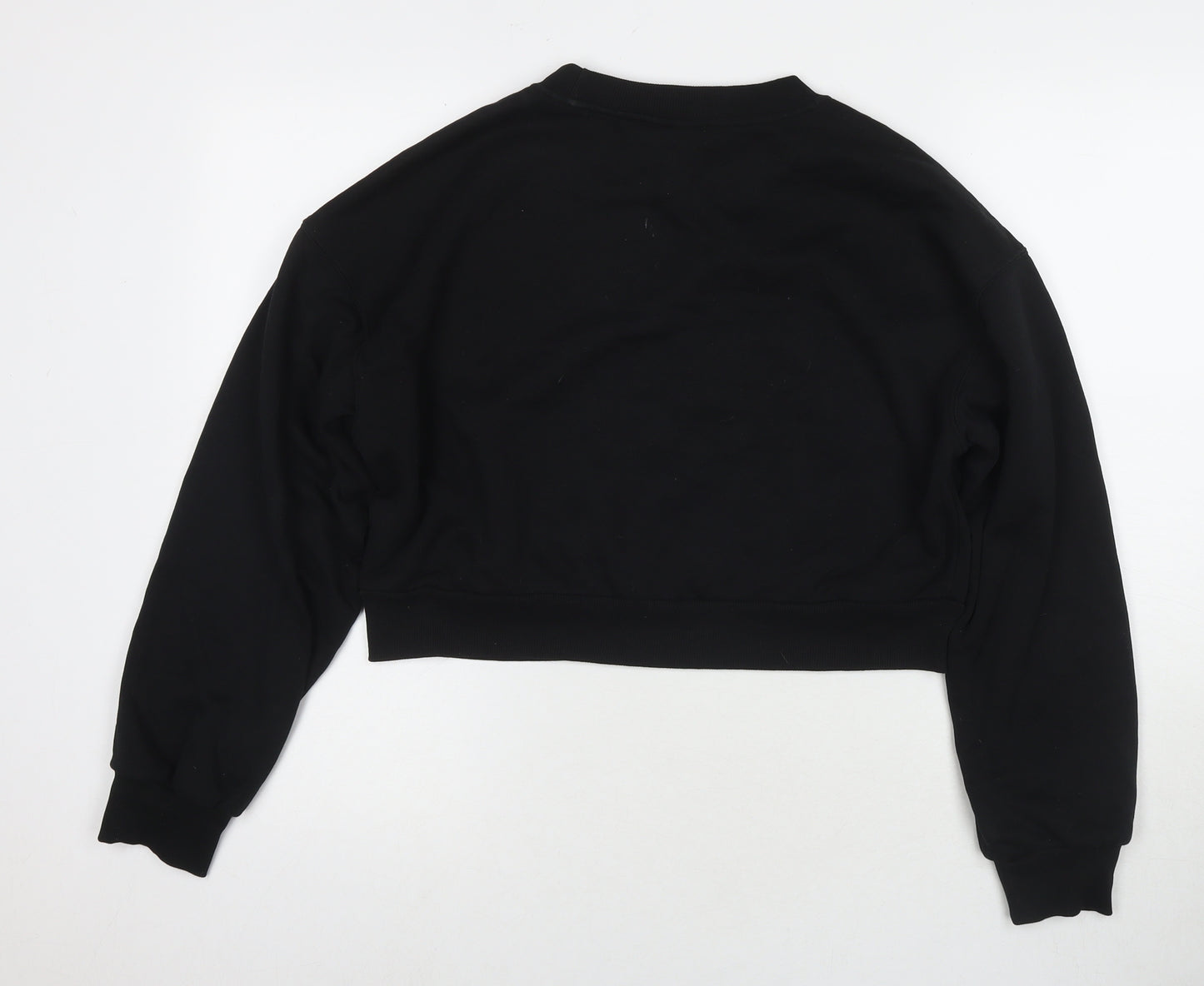 Divided by H&M Womens Black Cotton Pullover Sweatshirt Size M Pullover