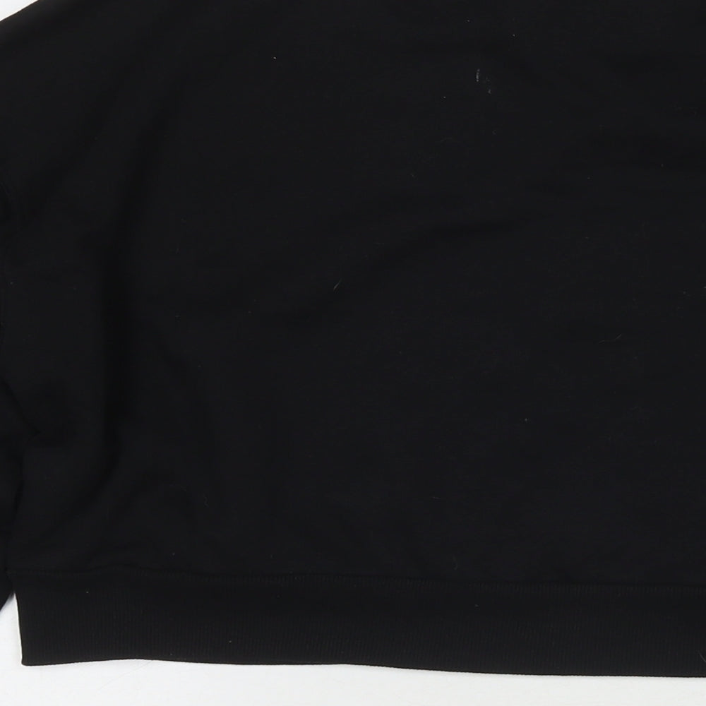 Divided by H&M Womens Black Cotton Pullover Sweatshirt Size M Pullover