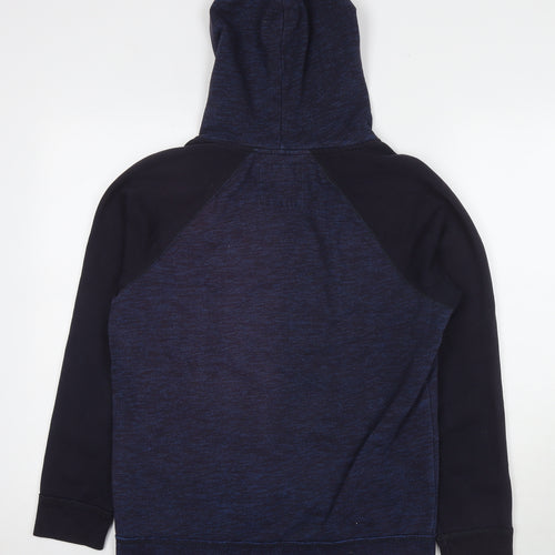 Hollister Mens Blue Cotton Pullover Hoodie Size S