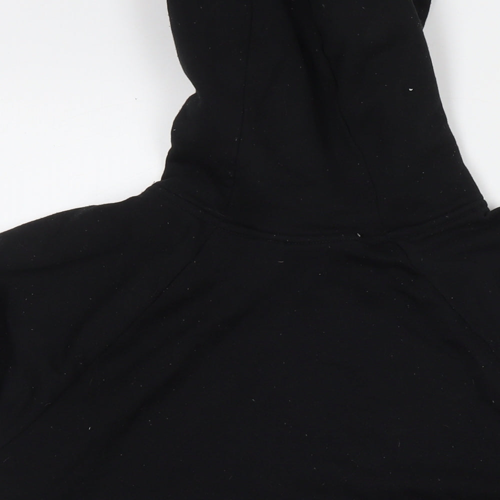 Nike Womens Black Cotton Pullover Sweatshirt Size XL Pullover - Logo