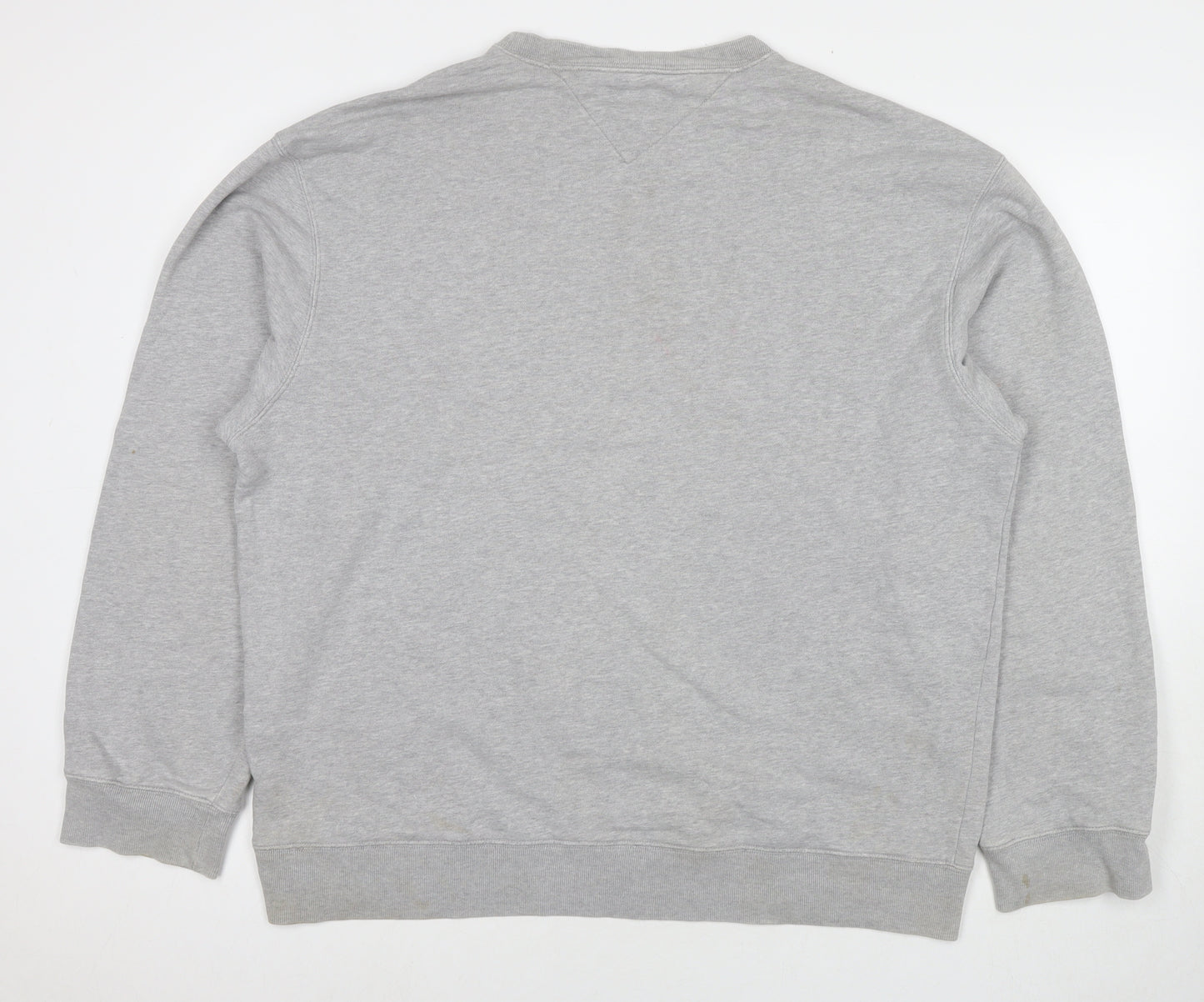 Tommy Hilfiger Mens Grey Cotton Pullover Sweatshirt Size XL