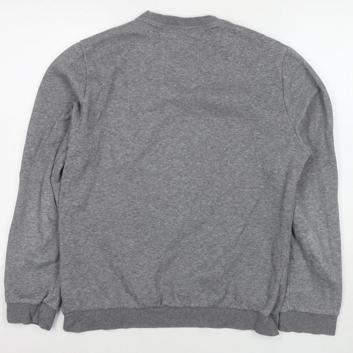 DOMYOS Womens Grey Polyester Pullover Sweatshirt Size M Pullover