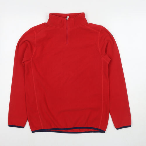 TOG24 Girls Red Polyester Pullover Sweatshirt Size 13 Years Pullover