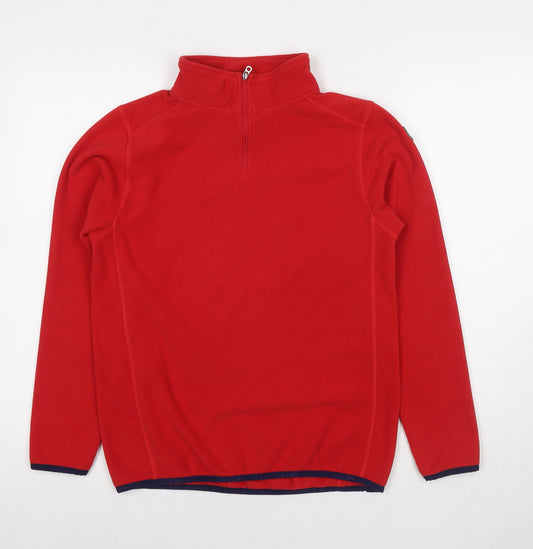 TOG24 Girls Red Polyester Pullover Sweatshirt Size 13 Years Pullover