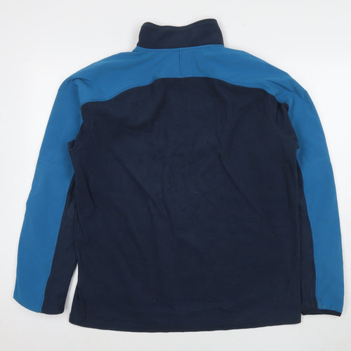 The North Face Mens Blue Polyester Pullover Sweatshirt Size L