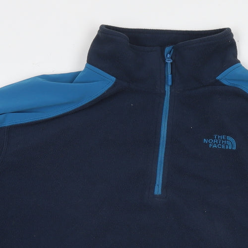 The North Face Mens Blue Polyester Pullover Sweatshirt Size L