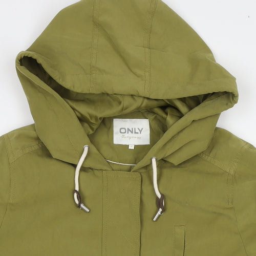 Only Womens Green Jacket Size M Zip