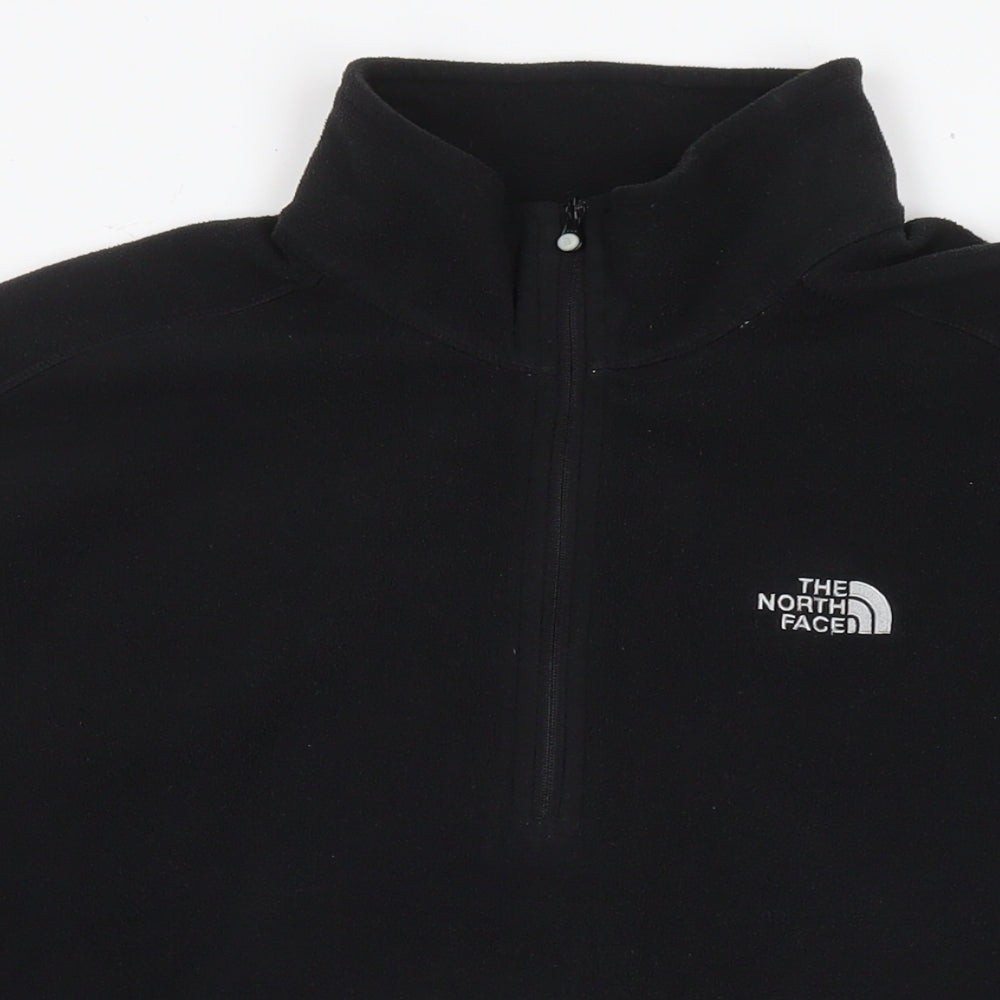 The North Face Womens Black Polyester Pullover Sweatshirt Size XL Pullover