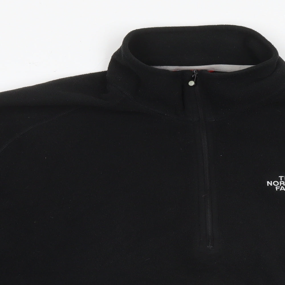 The North Face Mens Black Polyester Pullover Sweatshirt Size XL