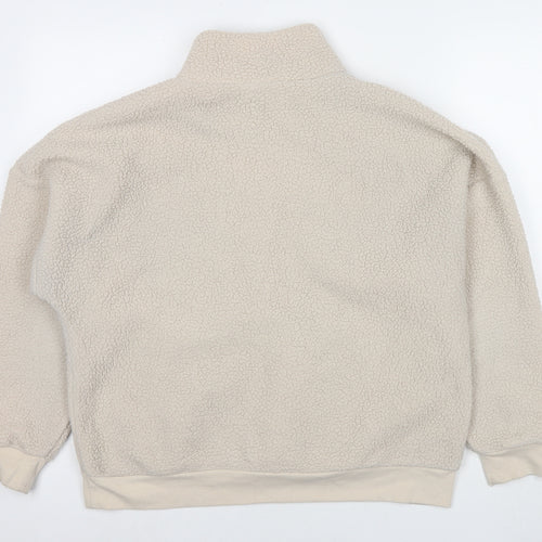 Dunnes Stores Womens Beige Polyester Pullover Sweatshirt Size M Pullover