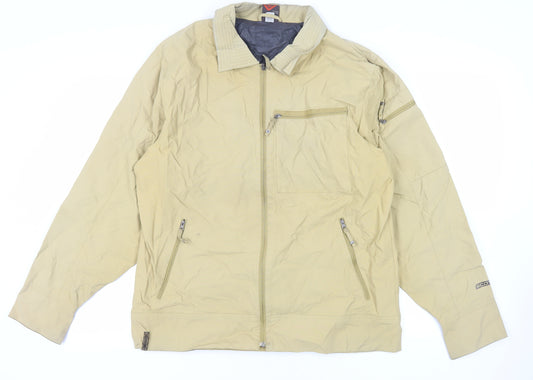 SCOTT Mens Beige Jacket Size XL Zip - Water Resistant