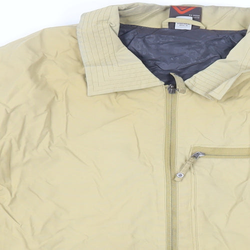 SCOTT Mens Beige Jacket Size XL Zip - Water Resistant