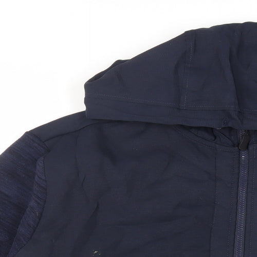 Ozark Trail Mens Blue Jacket Size L Zip - Hooded