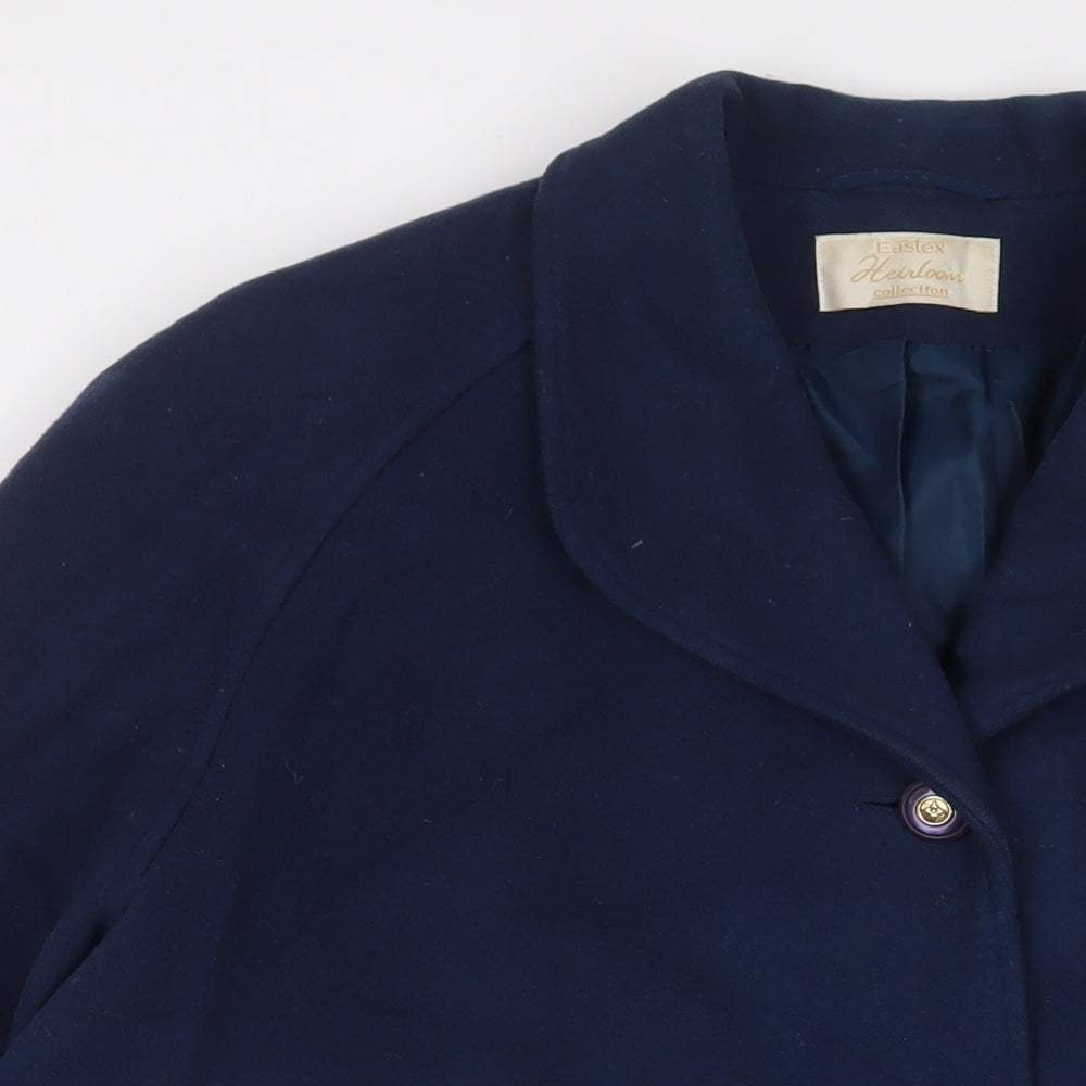 Eastex Womens Blue Jacket Size 18 Button