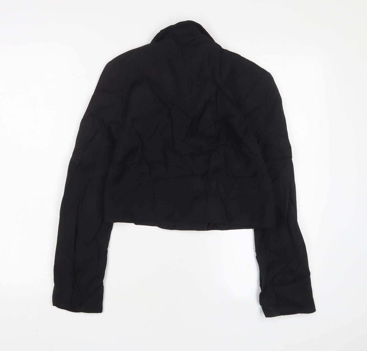 Stradivarius Womens Black Jacket Blazer Size S Button