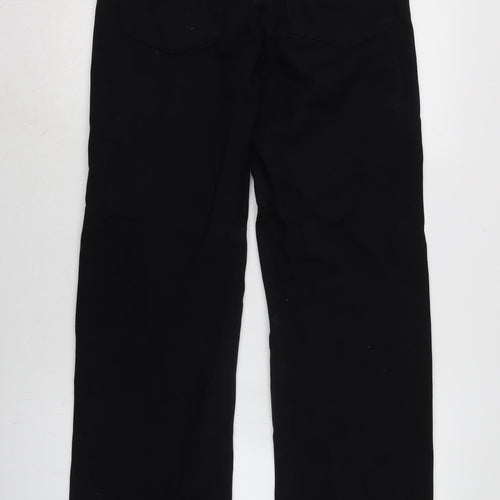 Eisenegger Mens Black Cotton Bootcut Jeans Size 30 in L33 in Regular Zip