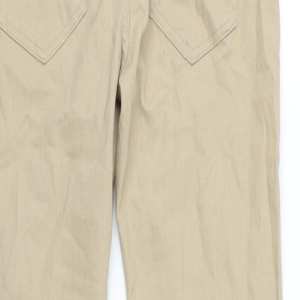 Denim & Co. Mens Beige Cotton Blend Skinny Jeans Size 30 in L28 in Regular Zip