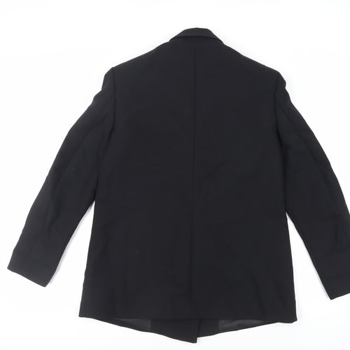 Zara Womens Black Jacket Blazer Size S Button