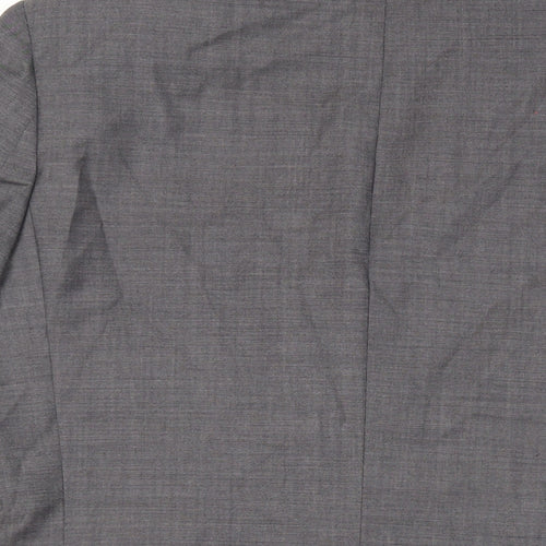 NEXT Mens Grey Wool Jacket Suit Jacket Size 38 Regular