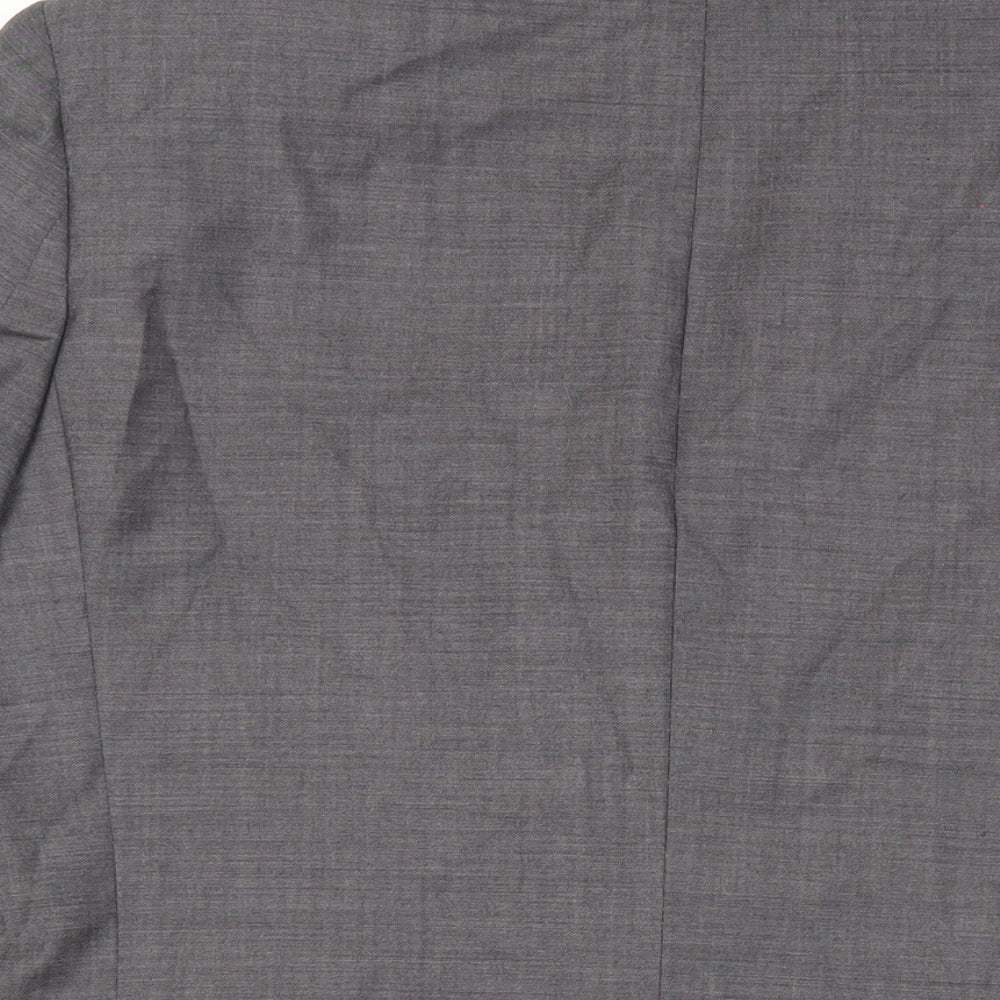 NEXT Mens Grey Wool Jacket Suit Jacket Size 38 Regular