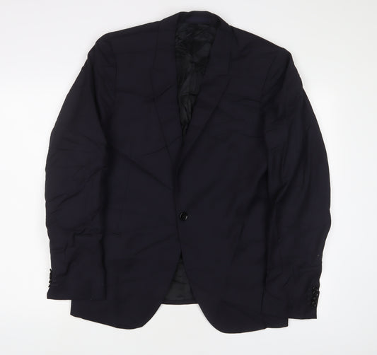 Paul Smith Mens Blue Wool Jacket Suit Jacket Size 42 Regular